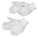 Formal White Dress Gloves, 100% Cotton